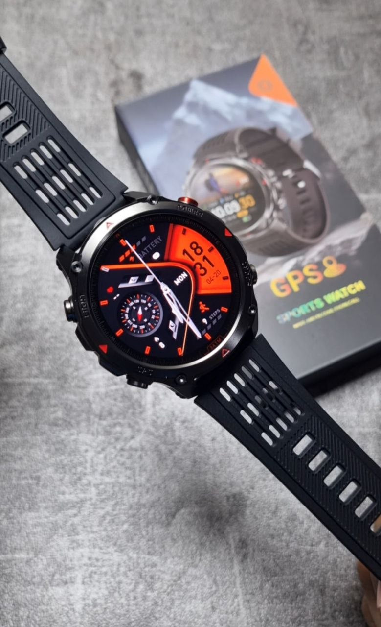 HT37 GPS Smart Watch Amoled