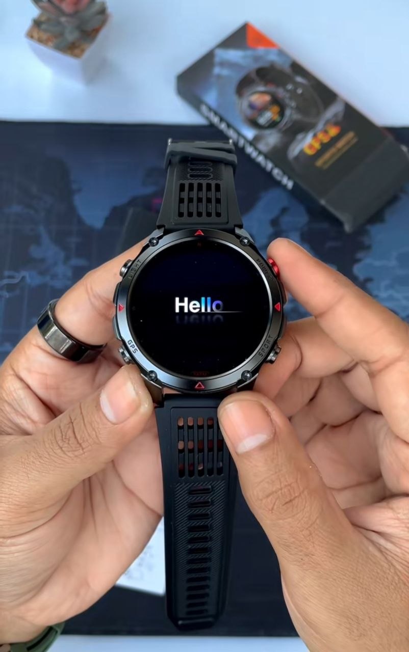 HT37 GPS Smart Watch Amoled